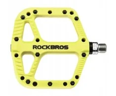 RockBros platforminiai pedalai, geltoni