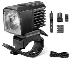 RockBros priekinė dviračio lempa 1600 lm juoda