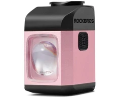 Priekinis dviračio žibintas 1600 lm, rožinis Rockbros