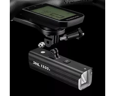 Rockbros RHL1500 Priekinis dviračio žibintas 5000mAh 1500lm IPX6 - Juodas