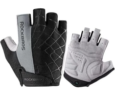Rockbros S109GR dviračių pirštinės, dydis S - pilkos