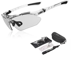 Rockbros sportiniai akiniai modelis 0089 skaidrūs