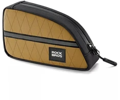 Rockbros Trikampė dviračio rėmo tašė 0,8 l - Ruda