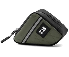 Rockbros Trikampio dviračio rėmo krepšys 0.25L - Žalias