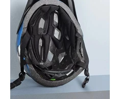 Rockbros TS-61 10110061002 Vaikų dviratininko šalmas su nuimamu smakru, dydis M (54-57) - Mėlynas