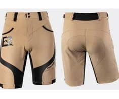 Rockbros Vyriški 2-in-1 Dviračių Šortai Smėlio Spalvos 2XL