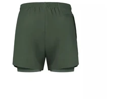 Rogelli 2-in-1 ESSENTIAL šortai žali S
