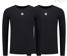 Rogelli CORE 2 vienetų marškinėliai ilgomis rankovėmis L/XL
