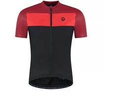 Rogelli CORE BLOCK Marškinėliai juodi ir raudoni 5XL