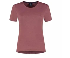 Rogelli d/b DISTANCE moteriški marškinėliai bordo spalvos XL