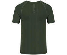 Rogelli ESSENTIAL bėgimo marškinėliai žali XL