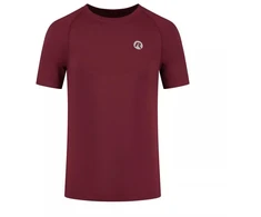 Rogelli ESSENTIAL bordo bėgimo marškinėliai L