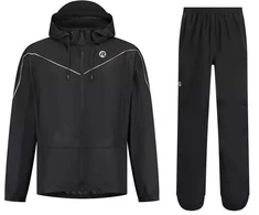 Rogelli Essential lietaus komplektas, juodas, 3XL