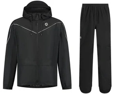 Rogelli Essential lietaus komplektas, juodas, 3XL