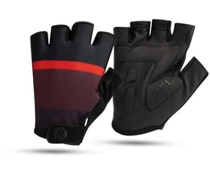 Rogelli HERO II pirštinės juodos ir bordo XL