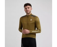 Rogelli MONO ilgomis rankovėmis marškinėliai rudi L