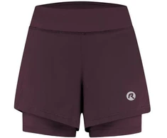 Rogelli moteriški šortai 2in1 ESSENTIAL violetiniai 2XL