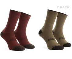 Rogelli WOOL kojinės, 2 poros, bordo/rudos, 44-47