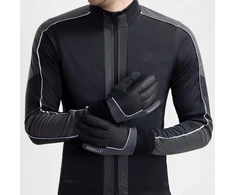Rogelli žiemos pirštinės ESSENTIAL HIVIS juodos XL