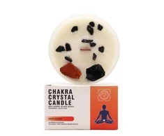 - Root Chakra - krištolinė žvakė