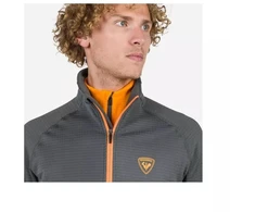 Rossignol Blackside Fleece džemperis su užtrauktuku pilkas