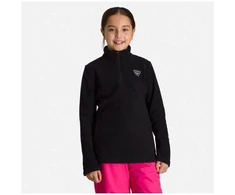 ROSSIGNOL Mergaitėms Fleece Palaidinė su pusės užtrauktuko, Juoda