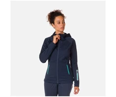 ROSSIGNOL Moteriška softshell striukė su gobtuvu, tamsiai mėlyna
