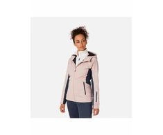 ROSSIGNOL W Softshell striukė su gobtuvu Rožinė
