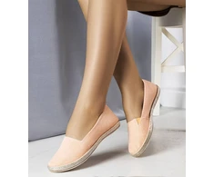 Rožinės moteriškos espadrilės