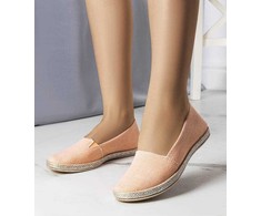Rožinės moteriškos espadrilės
