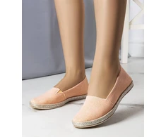 Rožinės moteriškos espadrilės