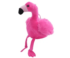 Lean Toys Pliušinis Flamingo Raktų Pakabukas 12 cm