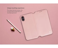 Rožinis „Smart Folio“ telefono dėklas „iPhone Xs Max“