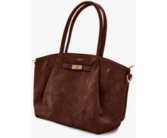Ruda zomšos imitacijos rankinė per petį Flora&amp;Co Paris