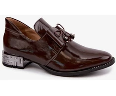 Rudi aulinukai su dekoratyviniu kulnu Step in style