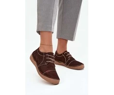 Rudi moteriški pusbačiai iš zomšos Step in Style