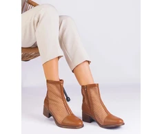 Rudi moteriški tinkliniai aulinukai ant kulno Melarka
