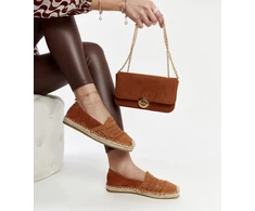 Rudos ažūrinės espadrilės Gordana