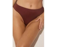 Rudos braziliško kirpimo kelnaitės Kinga Comfort