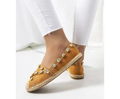 Rudos Chanou espadrilės