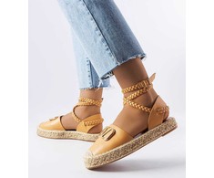 Rudos espadrilės