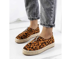 Rudos spalvos Verneli espadrilės