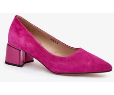 Ryškiai rožiniai aukštakulniai bateliai Step in style