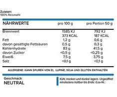 Ryžių pudingas NNT Labs 1500 g, neutralaus skonio