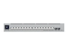 Šakotuvas Valdomas 16 prievadų „Ubiquiti UniFi Pro Max“ PoE komutatorius, Gigabit/Multigigabit/10G (18 prievadų, PoE+: 12; PoE++: 4)