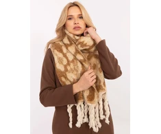 Wool Fashion Italia Rudas minkštas ilgas šalikas: Dydis - Universalus