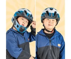 Rockbros TS-61 10110061001 Children's Bike Helmet with Detachable Chin Size S (48-52) - Mėlyna