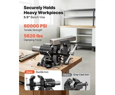 Šaltkalvio spaustuvai VEVOR 9455, 140 mm žiočių plotis