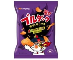 Samyang Buldak Potato Chips Chili Lime flavor 55g x 20 pcs (KR)