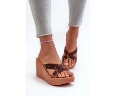 Sandalai su platforma moterims 83520 Ipanema High Fashion“ Stumdomi, rudi